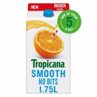 Tropicana 100% Pure Pressed Smooth Orange Juice 1.75L