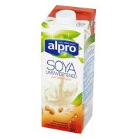 Alpro Almond Unsweetened Soya Milk - 4x 1L