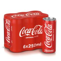 6x250ml Coca-Cola Original Taste