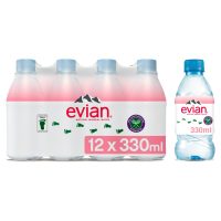Evian Natural Mineral Water 12x330ml