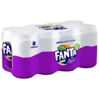 Fanta Grape Zero 8x330ml no suagr added